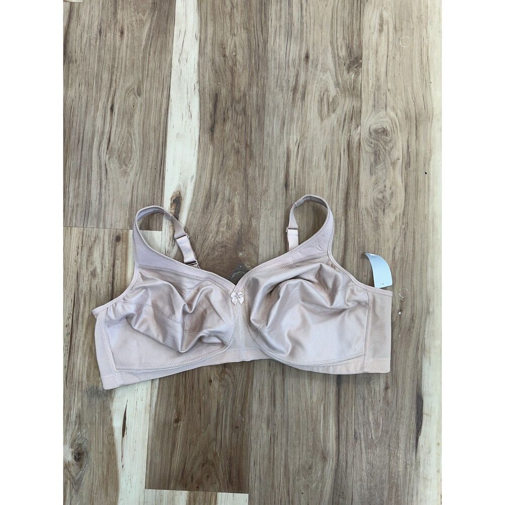 NWT Glamorise MagicLift Posture Back Support Bra Beige Size 50C